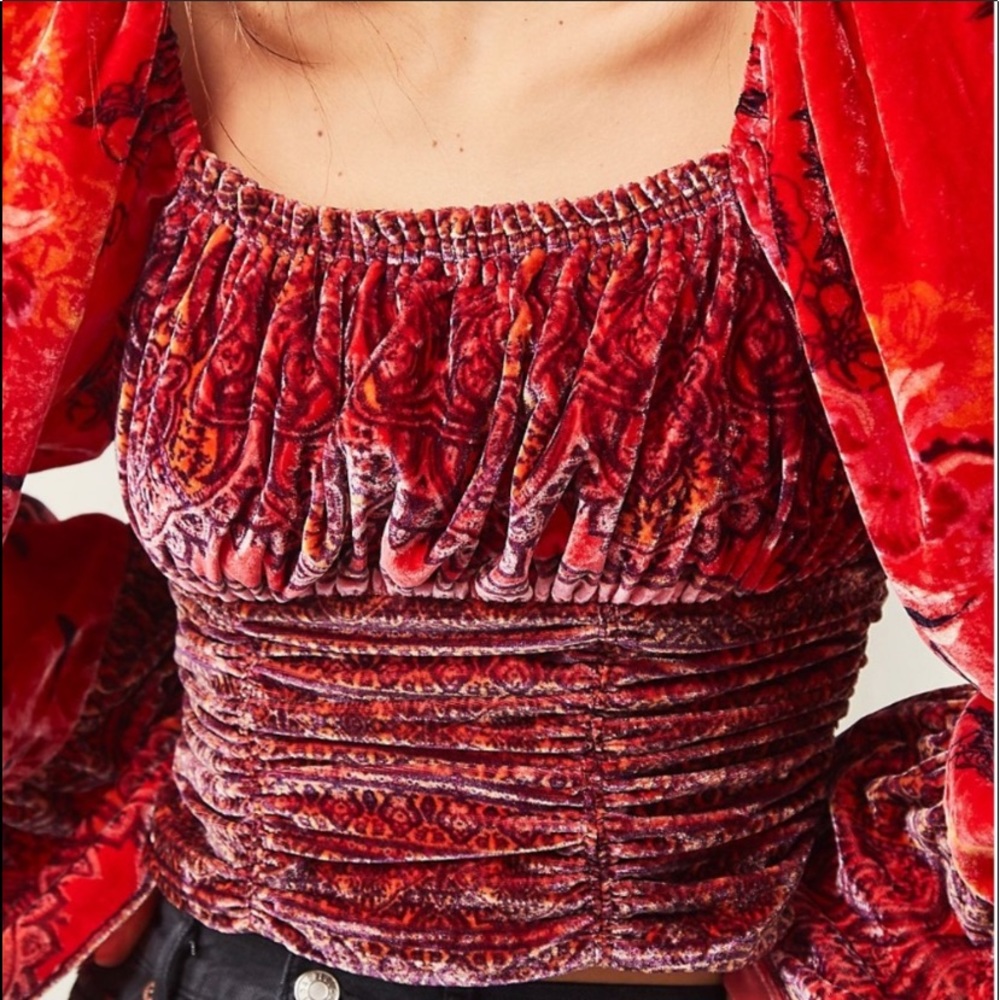 Free People Catching Feelings Top